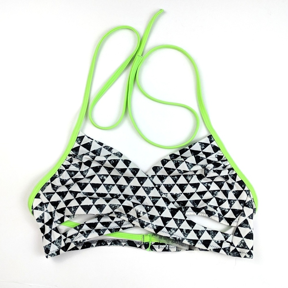 PINK VS Faux Wrap Halter Bikini Top S/P